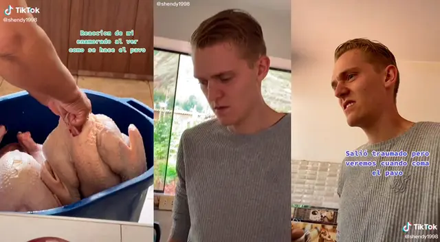 El joven no pudo ocultar su expresión de asombro.