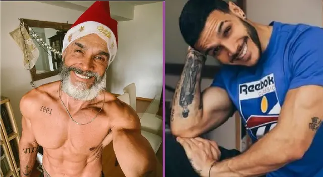 Mario Irivarren impacta al convertirse en Santa Claus. Mario Irivarren impacta al convertirse en Santa Claus.