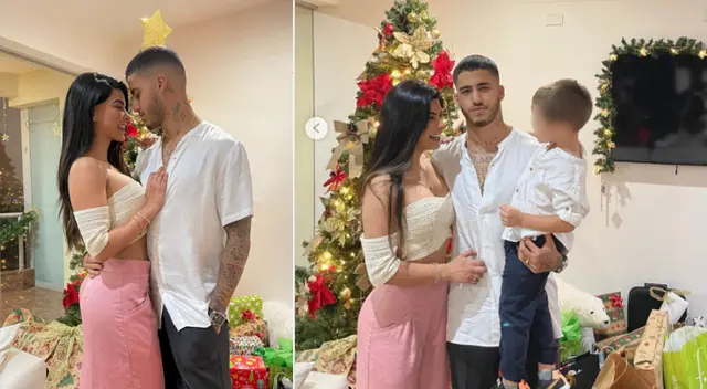 Beto da Silva presentó a Ivana Yturbe con su pequeño hijo y protagonizan tierna postal navideña