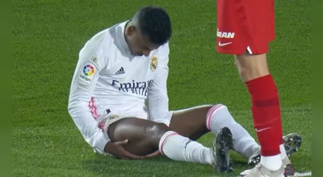 Rodrygo una baja más para el equipo de Zidane. Rodrygo una baja más para el equipo de Zidane.