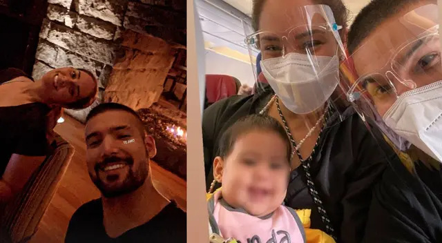 Karen Schwarz y Ezio Oliva viajaron por primera vez con Cayetana: “Una locura hacer maletas”