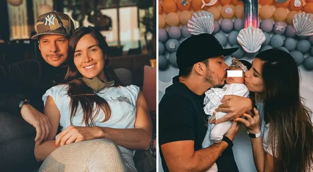 Korina Rivadeneira y Mario Hart contaron en redes sociales cómo fue pasar por primera vez la Navidad con su hija Lara.