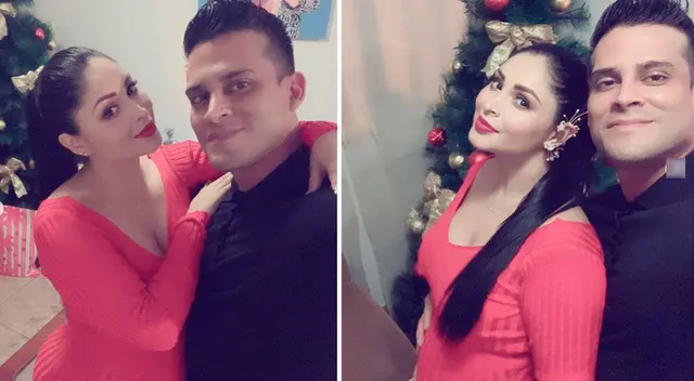 Pamela Franco pasó la navidad junto a Christian Domínguez. Pamela Franco pasó la navidad junto a Christian Domínguez.