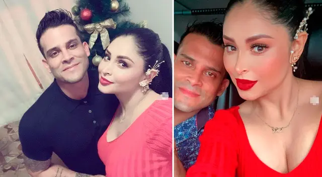 Pamela Franco pasó la navidad junto a Christian Domínguez. Pamela Franco pasó la navidad junto a Christian Domínguez.