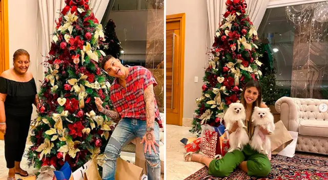 Paolo Guerrero y Alondra García Miró pasaron Navidad juntos en reunión privada junto a Doña Peta. Paolo Guerrero y Alondra García Miró pasaron Navidad juntos en reunión privada junto a Doña Peta.