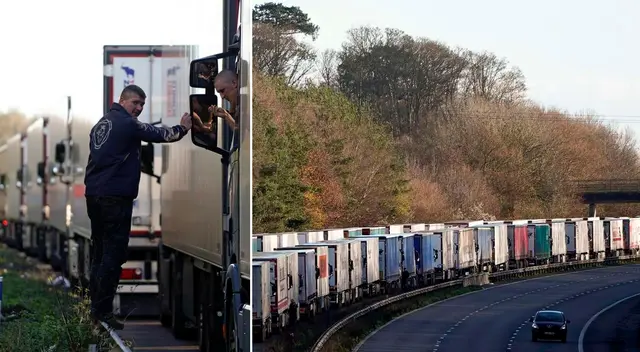 Francia cerró sus fronteras a los que provenían del Reino Unido a causa de la nueva variante del COVID-19. Francia cerró sus fronteras a los que provenían del Reino Unido a causa de la nueva variante del COVID-19.