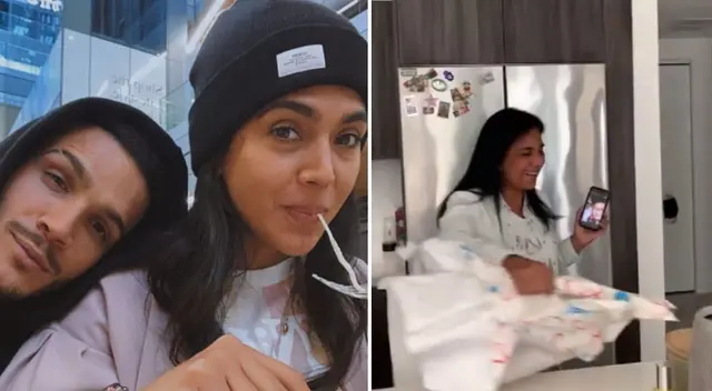 ¡Feliz Navidad!, gritó Mario Irivarren, tras envolverse con papel navideño y sorprender a mamá de Vania Bludau en Miami. ¡Feliz Navidad!, gritó Mario Irivarren, tras envolverse con papel navideño y sorprender a mamá de Vania Bludau en Miami.