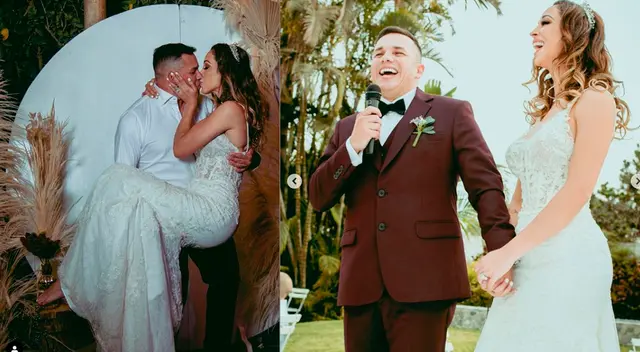 Olinda Castañeda junto a su esposo celebran su primer mes de casados Olinda Castañeda junto a su esposo celebran su primer mes de casados