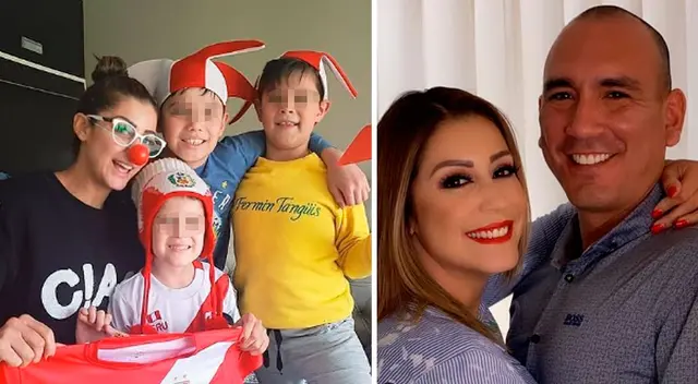 Karla Tarazona se fue de paseo junto a sus hijos y esposo. Karla Tarazona se fue de paseo junto a sus hijos y esposo.