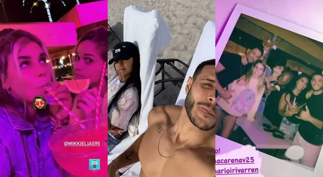 Los exintegrantes de Combate se encontraron en EE.UU. y celebraron juntos por adelantado la llegada del 2021.