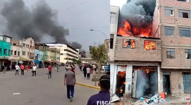 incendio de grandes proporciones en La Victoria