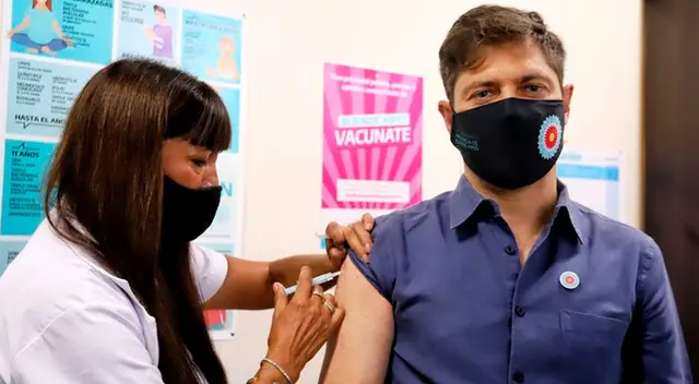 Gobernador fue el primero en toda Argentina en vacunarse.