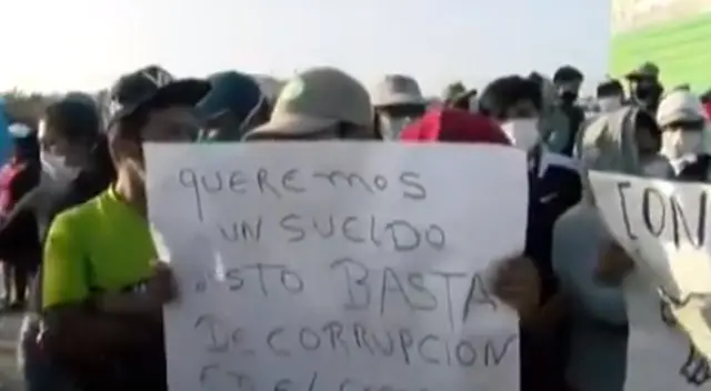 Trabajadores agrarios no descartan volver a tomar las vías. Trabajadores agrarios no descartan volver a tomar las vías.