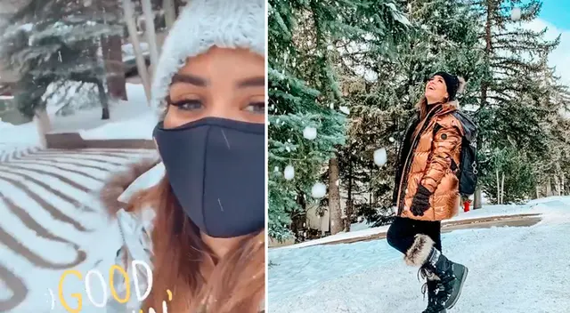 Ethel Pozo logró completar su primera clase de esquí. Ethel Pozo logró completar su primera clase de esquí.