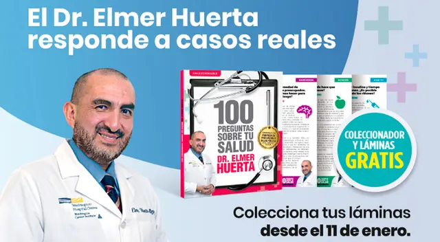 Consigue tus láminas coleccionables del Dr. Elmer Huerta en El Popular.