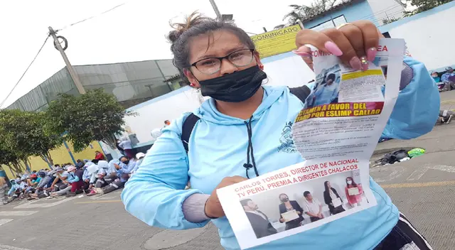 Trabajadores protestan por la falta de renovación de convenio con la municipalidad.