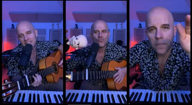 Gian Marco brindó emotivo show virtual vía su Instagram. Gian Marco brindó emotivo show virtual vía su Instagram.
