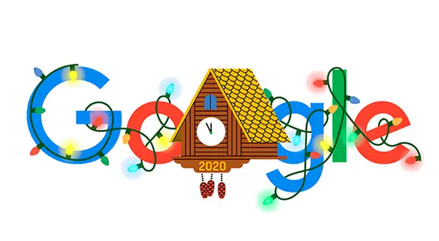 Google despide el año 2020 con un curioso doodle por Nochevieja