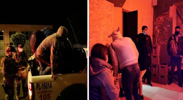 Las personas intervenidas fueron trasladadas a la comisaría de la jurisdicción para recibir las respectivas multas por incumplir las disposiciones sanitarias.