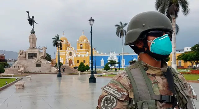El Ejército peruano salió a las calles a garantizar la cuarentena en el país. El Ejército peruano salió a las calles a garantizar la cuarentena en el país.