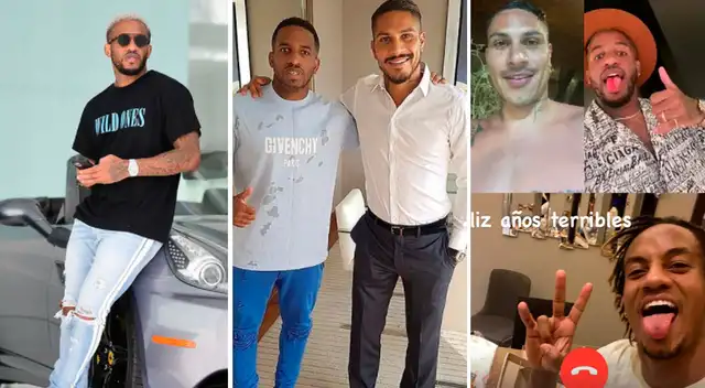 Jefferson Farfán se mostró muy feliz al pasar Año Nuevo junto a sus queridos amigos Paolo Guerrero y André Carrillo, pero mediante videollamada, ya que se encuentran lejos en diferentes países.