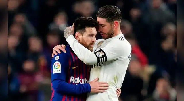 Lionel Messi y Sergio  Ramos dos jugadores que si quieren pueden dejar Barcelona y Real Madrid.
