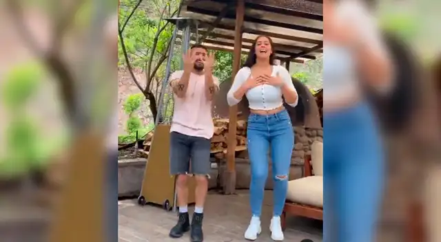 Karen Schwarz y Ezio Oliva disfrutan al máximo sus vacaciones en Cusco junto a su familia.