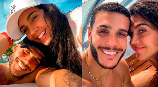 Vania Bludau y Mario Irivarren celebraron el Año Nuevo.