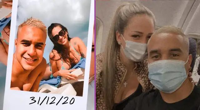 Melissa Klug y Jesús Barco pasan Año Nuevo juntos en Punta Cana.