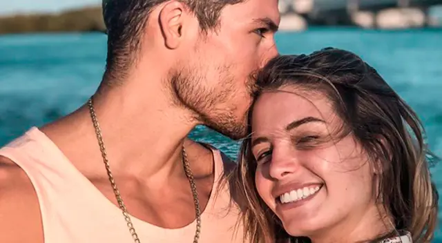 Patricio Parodi y Flavia Laos disfrutan de su viaje a Cancún.