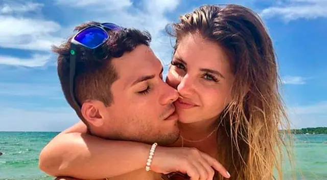 Patricio Parodi y Flavia Laos disfrutan de su viaje a Cancún.