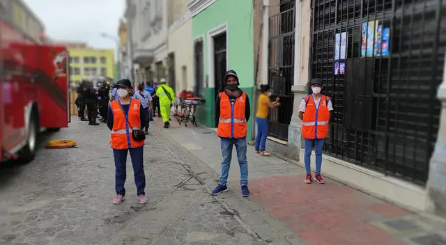 Derrumbe en Cercado de Lima.