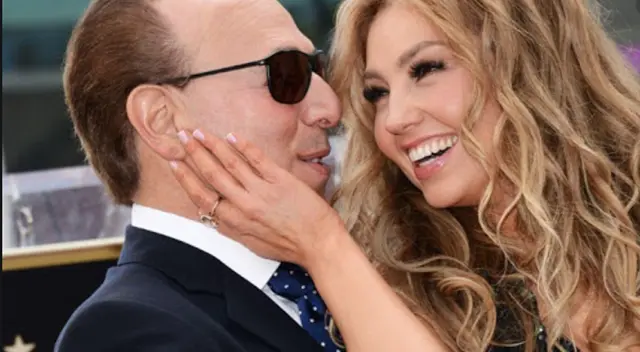 Thalía y Tommy Mottola intercambian mensajes de amor en redes sociales
