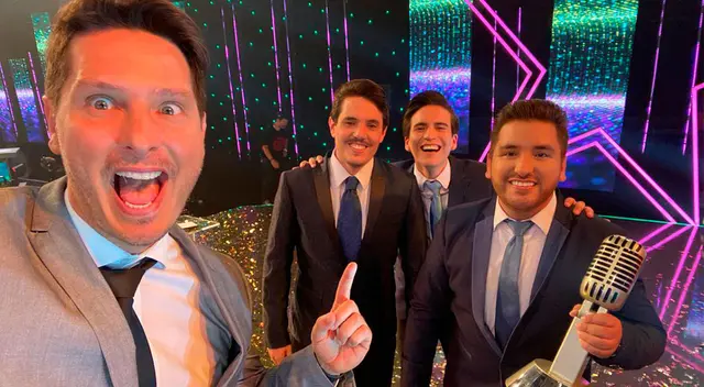 Cristian Rivero feliz por los imitadores de IL Volo.