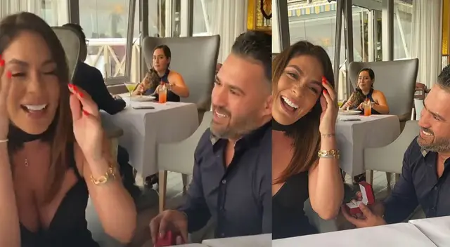 Evelyn Vela: Su pareja le pide matrimonio.