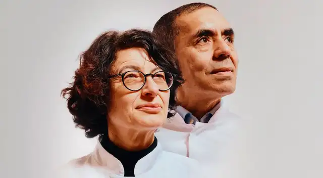 Los fundadores de la farmacéutica BioNTech: Özlem Türeci y Ugur Sahin. Los fundadores de la farmacéutica BioNTech: Özlem Türeci y Ugur Sahin.
