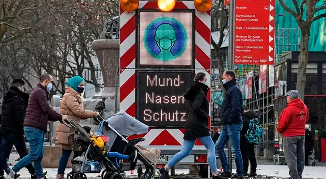 Alemania endureció las restricciones por la pandemia COVID-19.