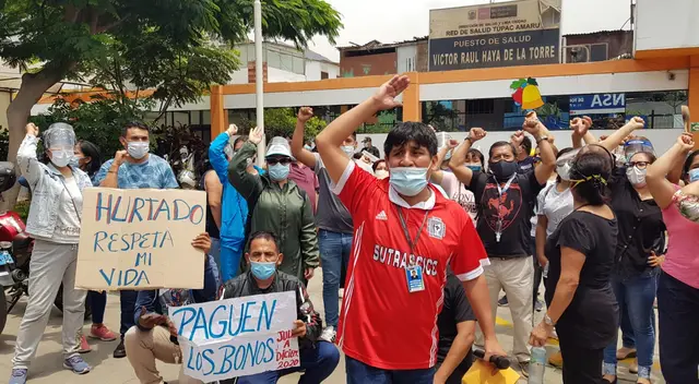 Trabajadores no han recibido ni el bono extraordinario que se asignó al sector salud.