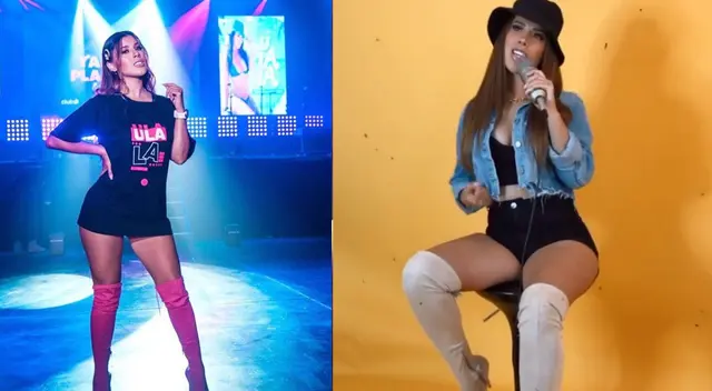 Yahaira Plasencia celebra éxito de Ulala en radio local.