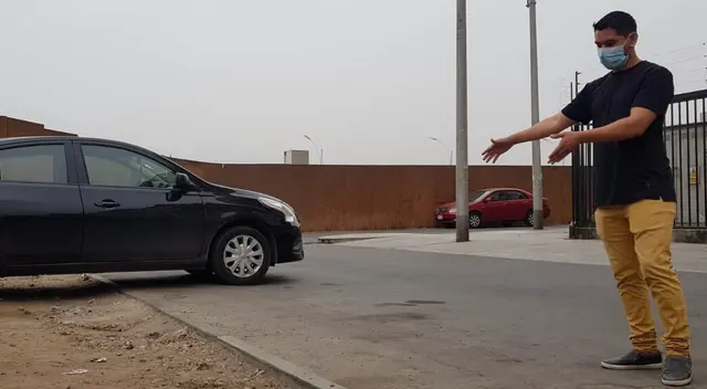 Joven denuncia robo de auto en Comas. Joven denuncia robo de auto en Comas.