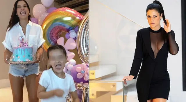 María Pía Copello emocionada por su cumpleaños. María Pía Copello emocionada por su cumpleaños.