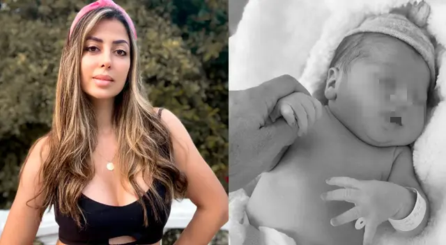 La modelo Claudia Ramírez y su pareja Diego Geminez se convirtieron en padres hace pocos días.