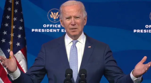 Joe Biden dejó un contundente mensaje después de que seguidores de Donald Trump irrumpieran el Congreso | Foto: EFE