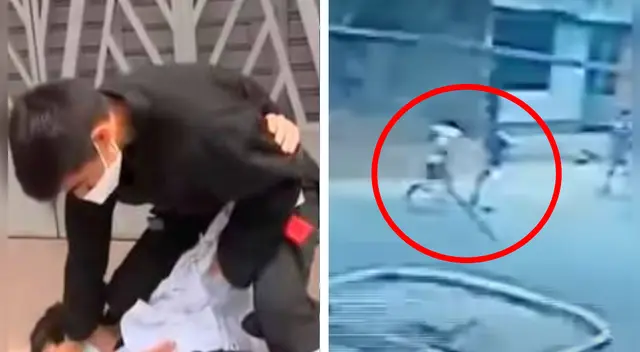 La increíble escena causó sensación en las redes sociales.