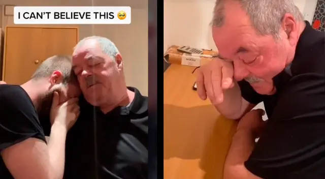 La emotiva escena se ha robado el corazón de miles de usuarios en las redes sociales. La emotiva escena se ha robado el corazón de miles de usuarios en las redes sociales.