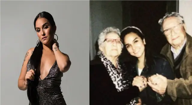 Daniela Darcourt lloró al recordar a su desaparecido abuelito. Daniela Darcourt lloró al recordar a su desaparecido abuelito.