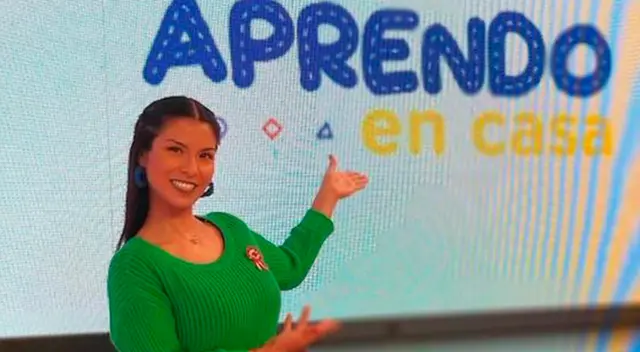 A pesar que la actriz Stephany Orúe recibió muchas críticas, supo afrontar el reto de conducir Aprendo en casa.