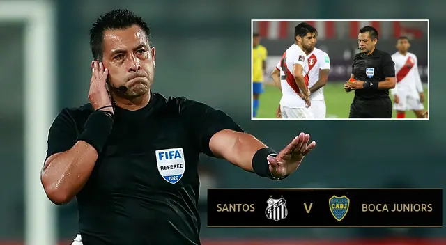 Julio Bascuñán estará en la semifinal de vuelta de la Copa Libertadores | Foto: AFP/composición