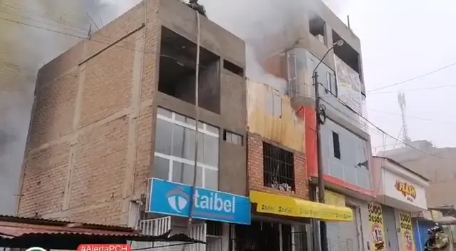 Incendio en Ventanilla. Incendio en Ventanilla.