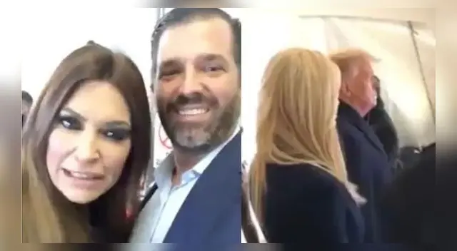 En el video también aparecen Ivanka y Eric Trump, así como las parejas de los dos hijos varones del mandatario.